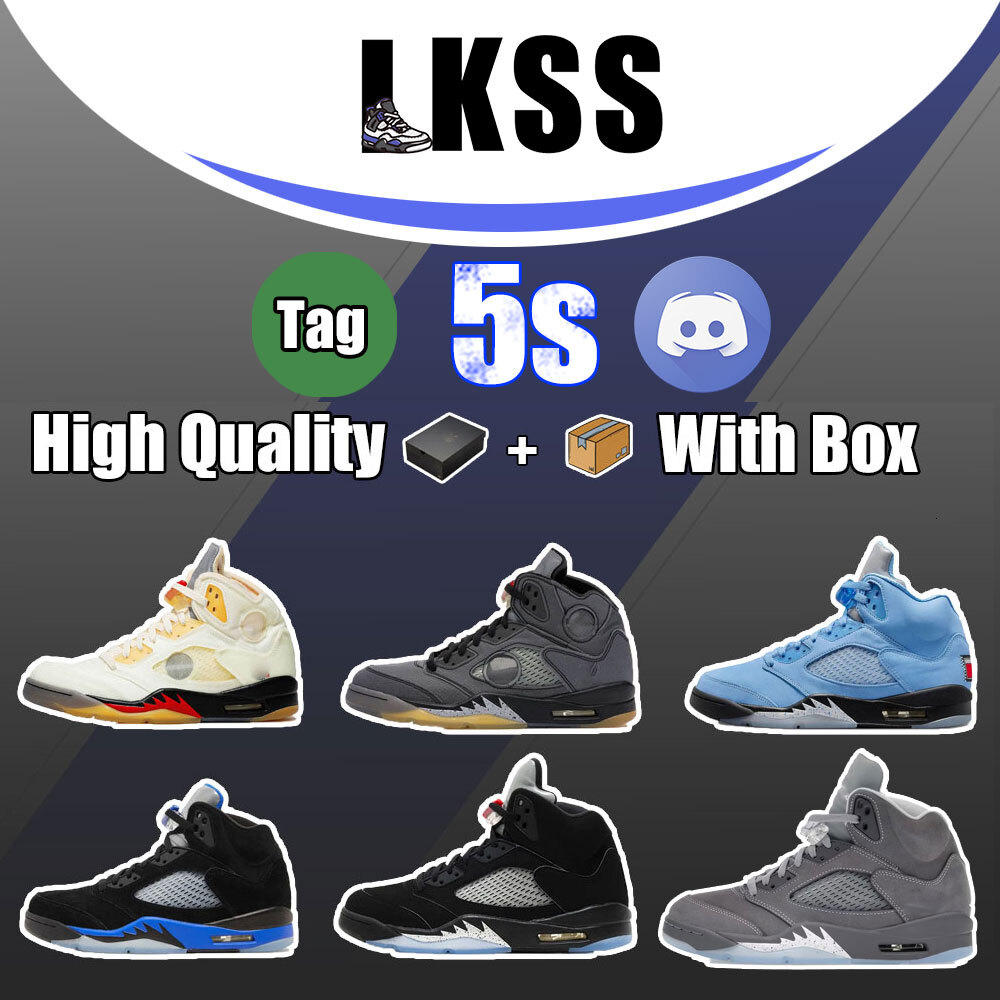 LKSS Jason Designer 5 5s Basketball shoes 5s Wolf Grey 5s Black Metallic Reimagined Halloween Bubblegum Racer Blue Luminous Green Dusk 35th Annivers