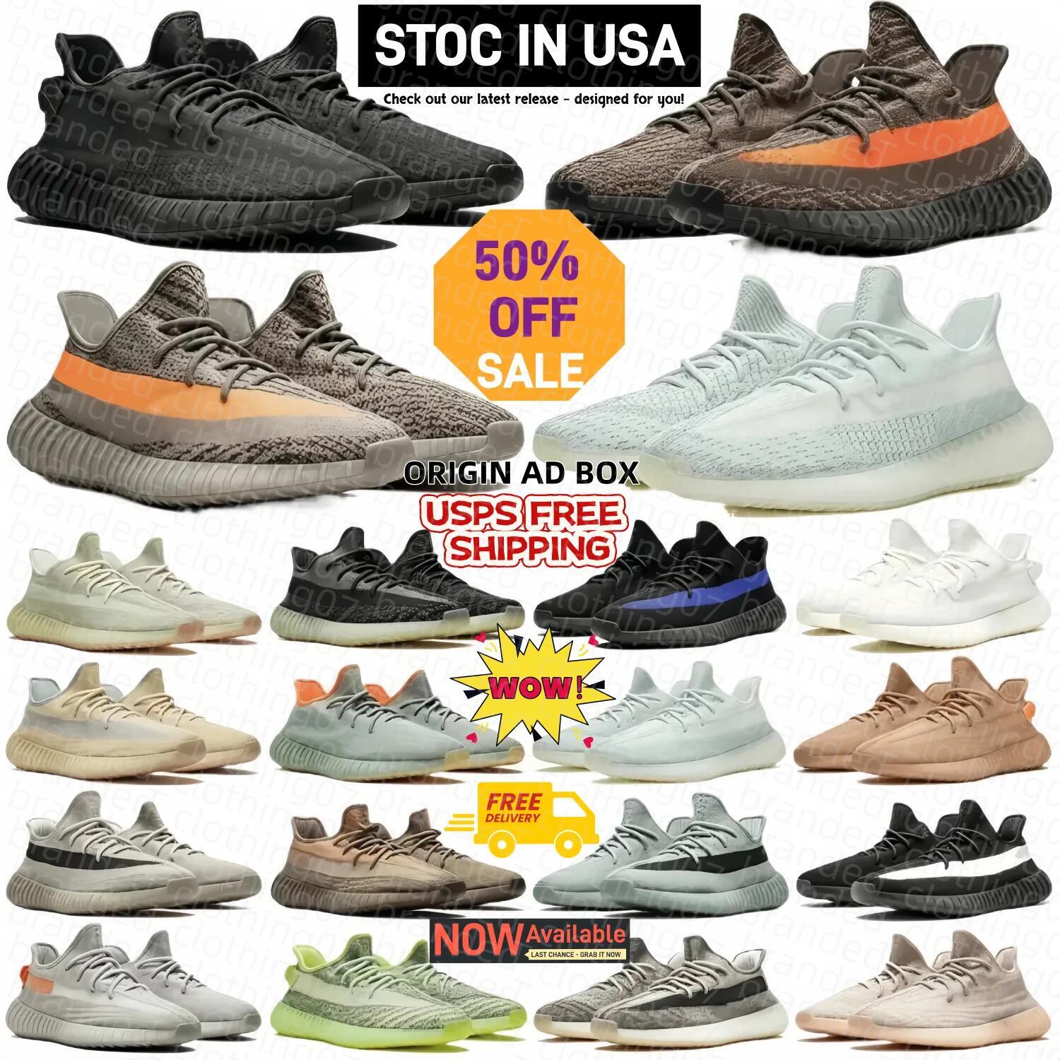 Designer Shoes Men Women 3 5 0 Wave Sole V 2 Triple Mesh Casual Running Shoes Slate MX Granite Flax Steel Grey Bone Onyx Blue Tint Chaussure Trainer