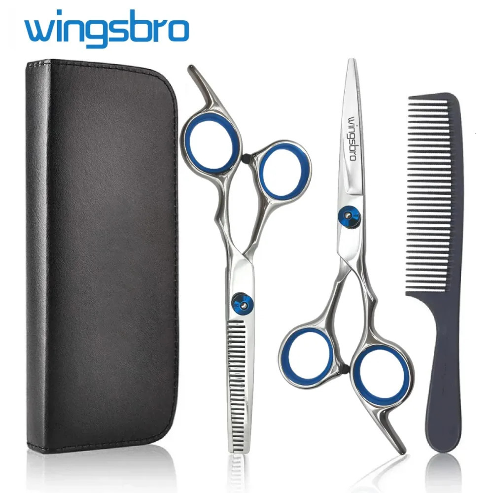 Hairdressing Scissors Professional High Quality 6 Inch Hair Scissors Hairdressing Shears Teeth Cutting Thinning Scissors 260515BJ