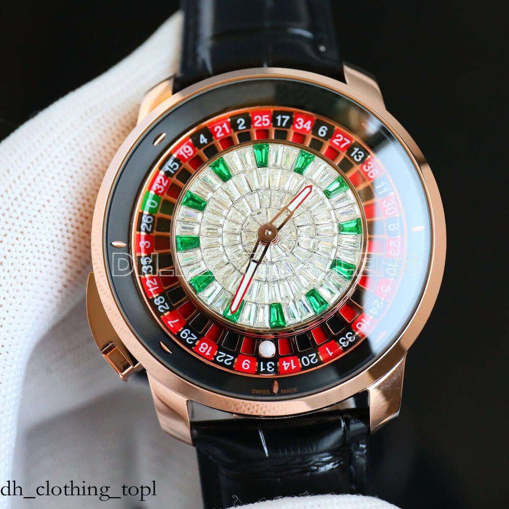 Luxury Quartz 40Mm Rose Gold Mens Jacob Watches Men Designer Watch Auto Date Leather Belt Analog Wholesale Men Jacobo Co Wristwatch Gifts For Father