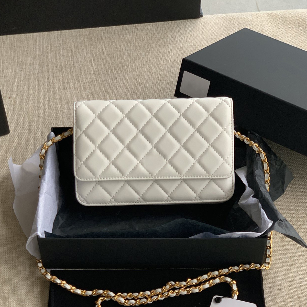 lambskin Top Quality Fashion Bag Women Designer bag Wallet On Chain caviar bags rossbody Bags Shoulder Purse handbag 9996