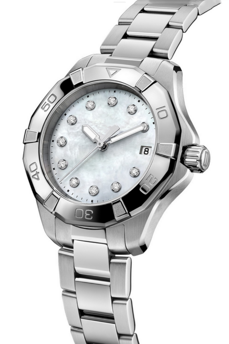 Top quality Male watch new fashion watches for woman white face with Stainless steel Band Quartz wristwatch T004-2-image-1106152638