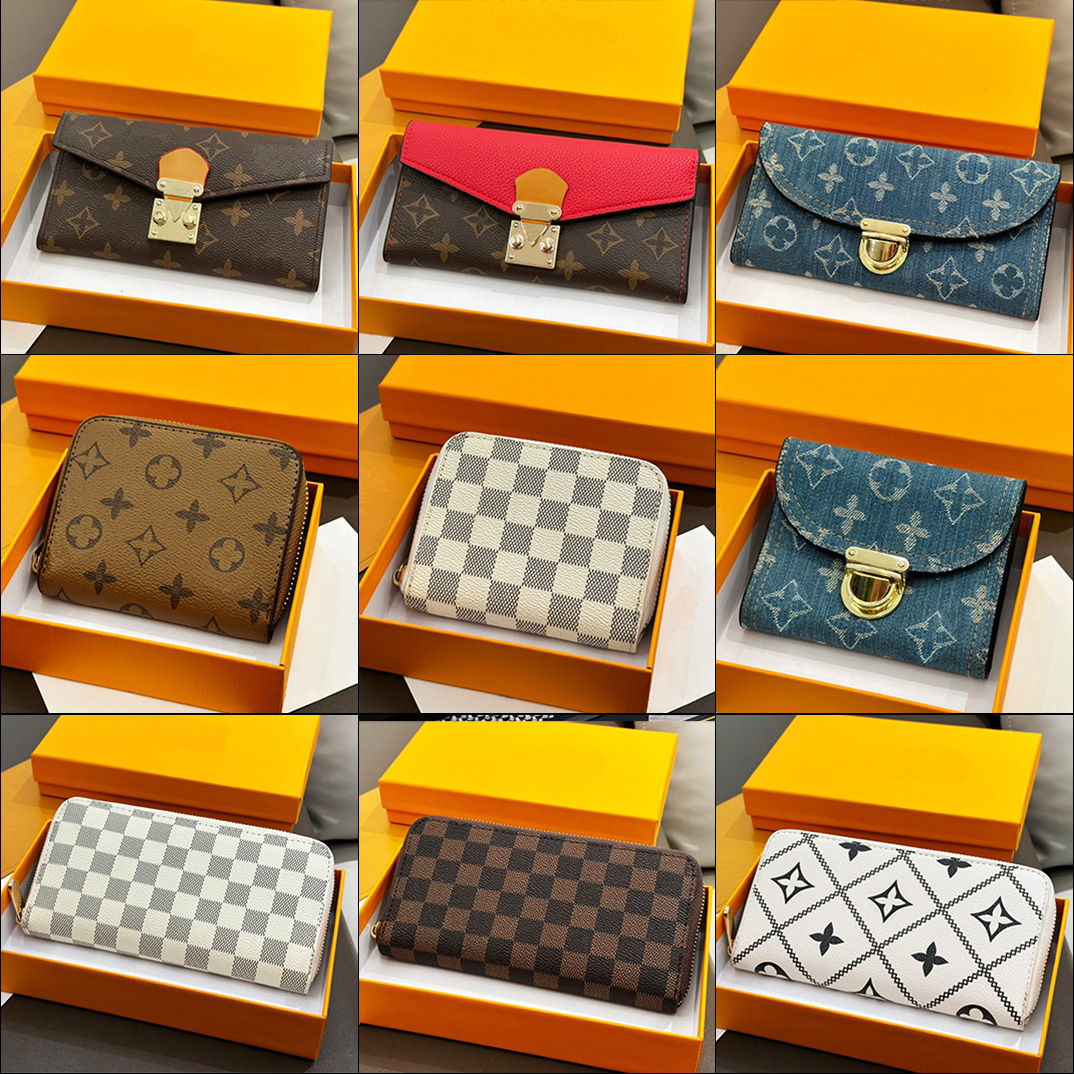 Portefeuilles compacts, mini-portefeuilles, portefeuilles en cuir, dotés d'un design à double rabat avec housse de protection, style vintage, por
