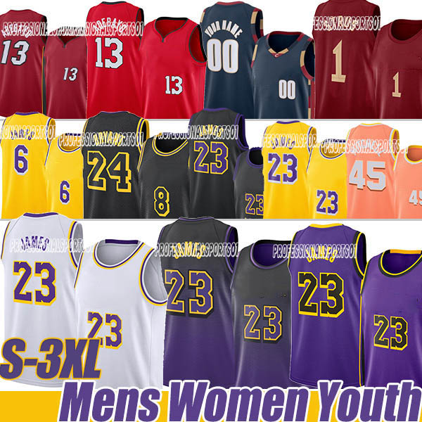 Los Angelescity Lakerr Jersey #3 Davis #23 James #9 James jr. #15 Reaves #1 Russell city connect Basketball Jersey LakersJersey mens youth-image-987075366