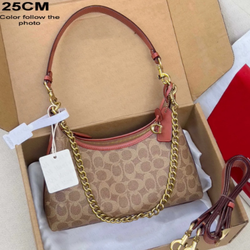 Juliet Shoulder Bag 25 in Signature 30 Hobo 2 HAMPTONS Half Moon Crossbody Bags Luxury Designer Handbag Womens Purse Underarm Totes Silver Gold Chai