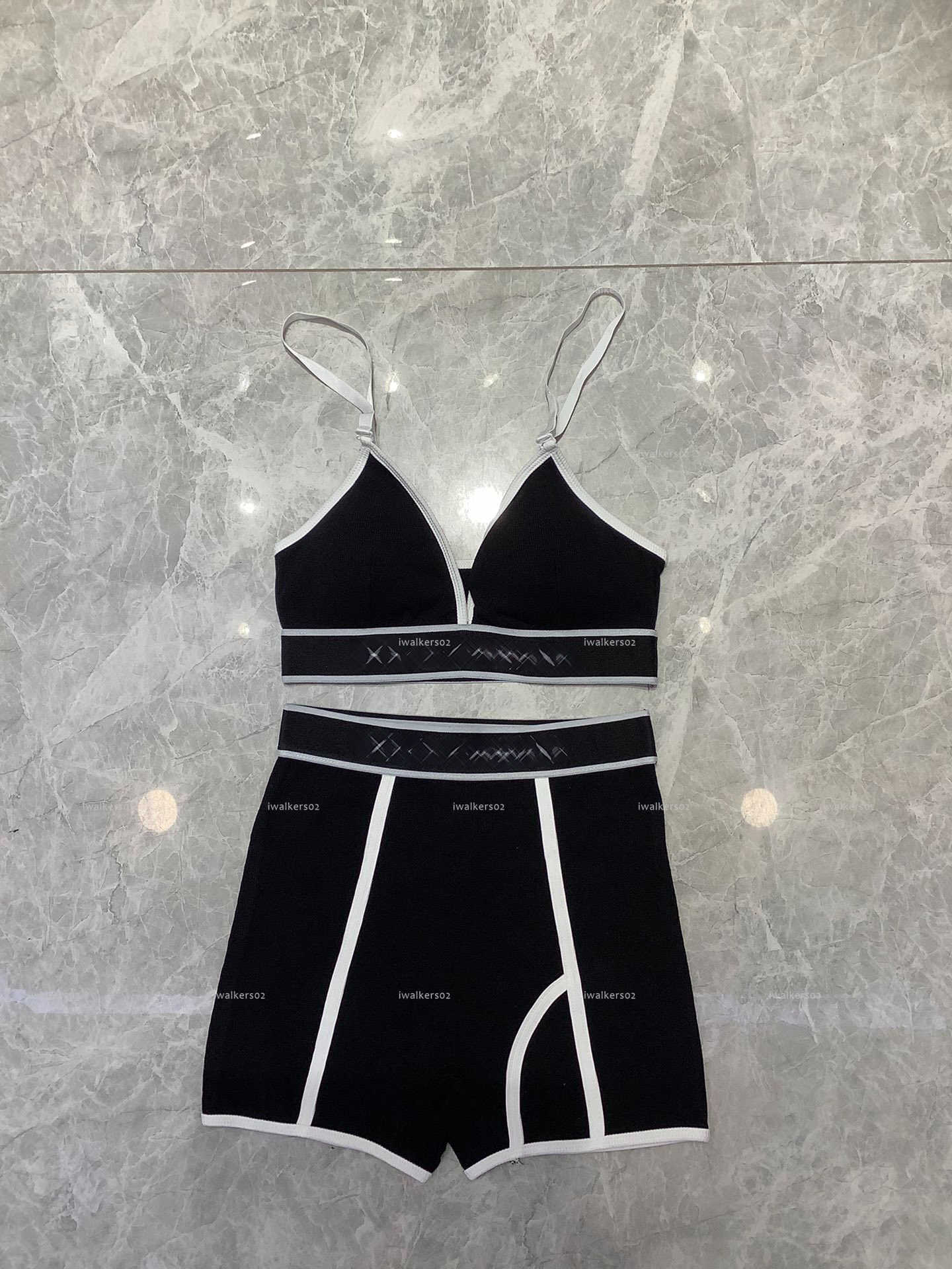 Classics split-body set women swimsuit summer lady bikini women designer clothes minimalist underwear+triangular shorts A648X13N241-image-1106330694