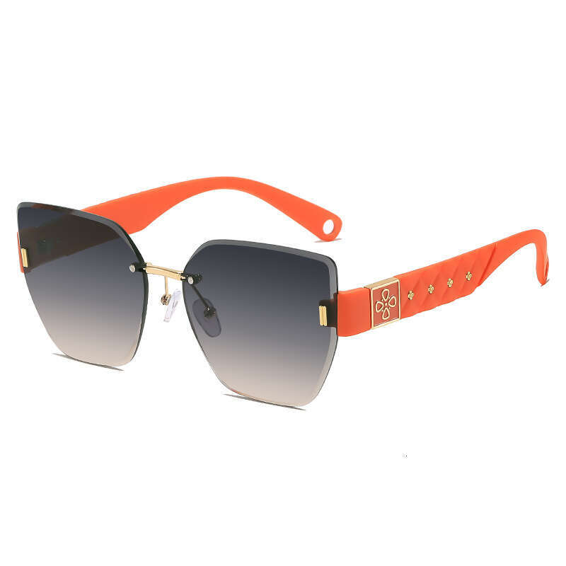 New European And American Style Frameless Women, High-End Simple Large-Frame Sunglasses That Make The Face Appear Smaller, Sunshade Glasses For Men