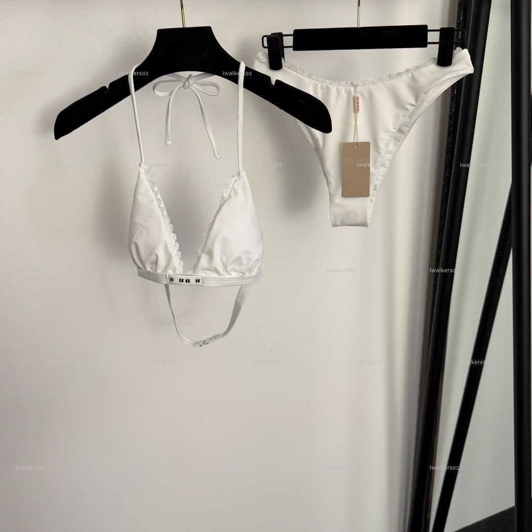 Classics split-body set women swimsuit summer lady bikini women designer clothes lace lace lingerie+triangular underwear A637X13N239-image-1106330731