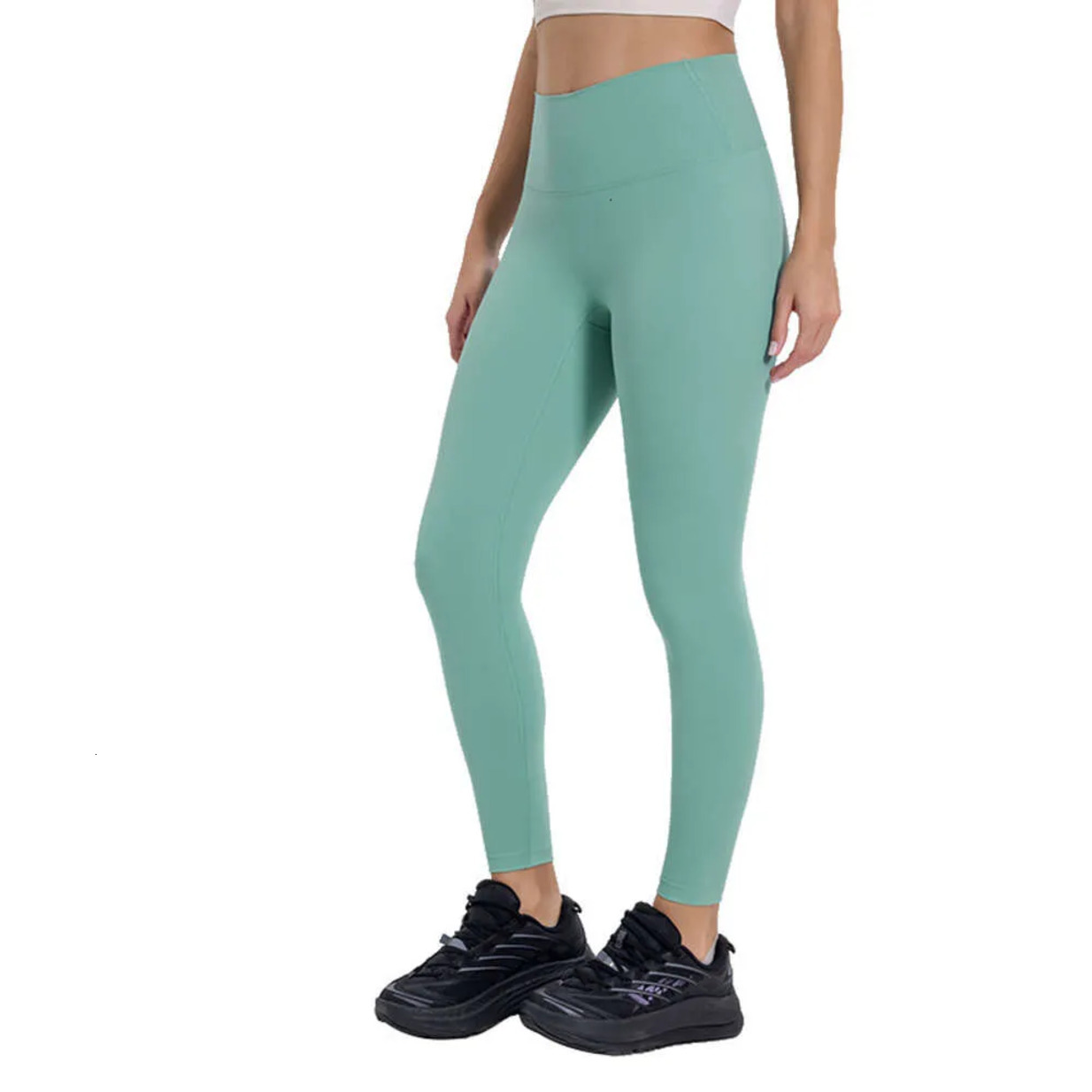 2026 Gym Clothe Workout Set Set Women Yoga Pants Solid Color Sports Wear Leggings outdoor High Waist Elastic Fitness Lady Overall Free Shipping