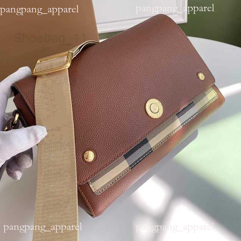 Cosmetic bag Cases Designer Note Handbags Vintage Horseferry Shoulder Bag Checkered Patent Leather Cross Body Canvas lettering Cowhide Plaid