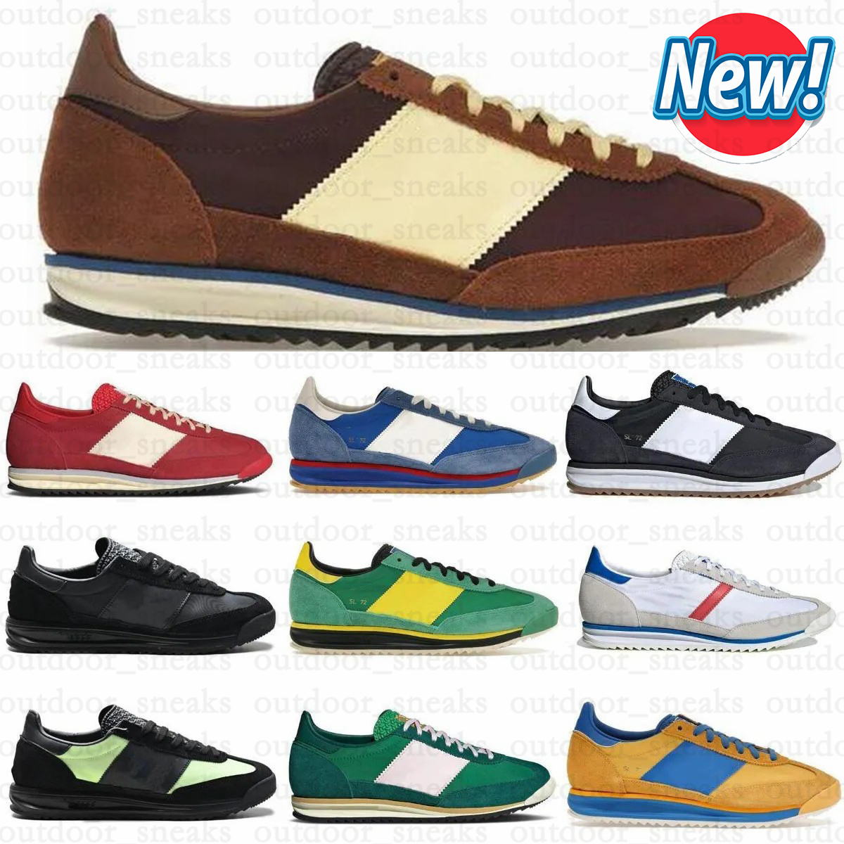 evo sl72 pro rs shoe leopard print vintage shoes Women Mens Designer womens sl72 trainers og Yellow Royal Preloved Green Core Black Charcoal Grey Pl