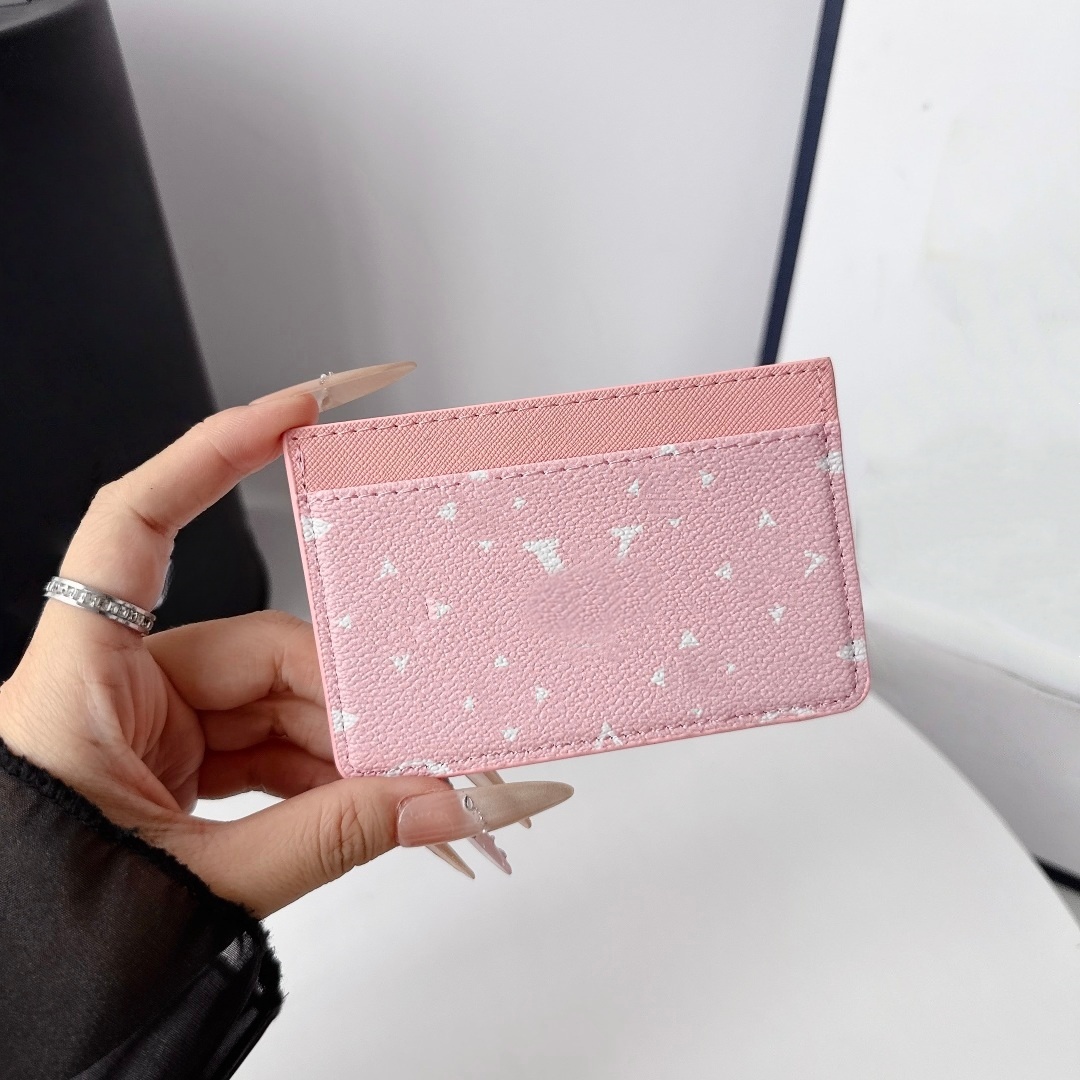 Genuine Leather murakami Designer Monogram keychain Charms Card Holder Wallets Luxury Fashion Coin Purses Cardholder Key Pouch Women Mens Bag Wallet