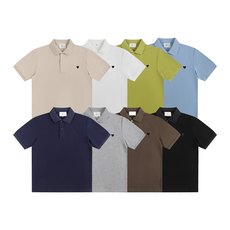Designer Polos T-shirt Men Polos Women T-shirt Luxury Fashion T-shirt Classic Summer Clothing Letter Pattern Clothes Collar T-shirt Casual Simple Wo