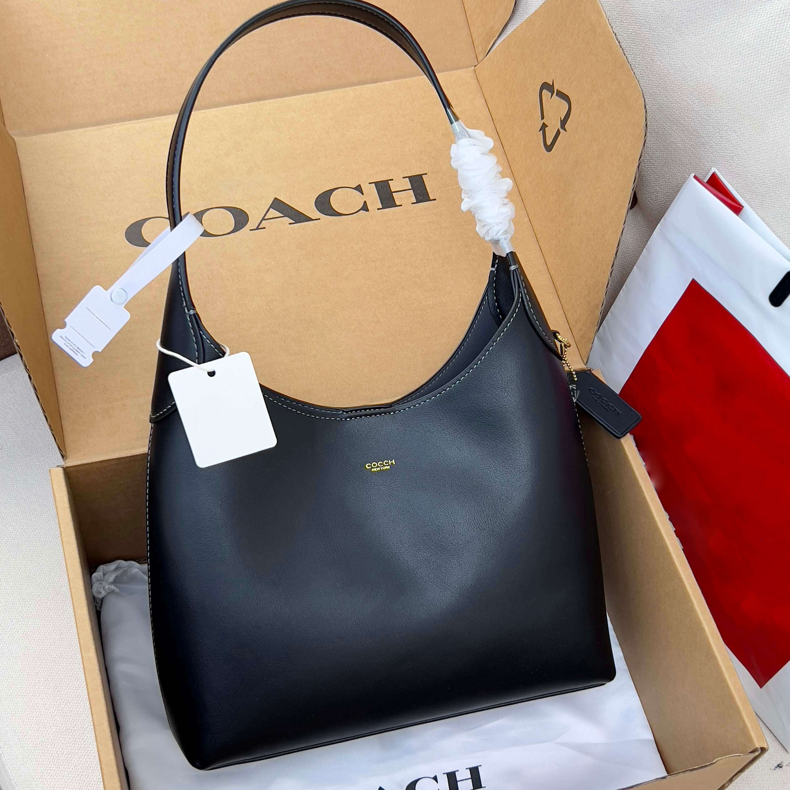 Designer Brooklyn bag 28 single shoulder YN bag tote bag high-quality single shoulder handbag large capacity minimalist style gramercy bag 35 hobo 3