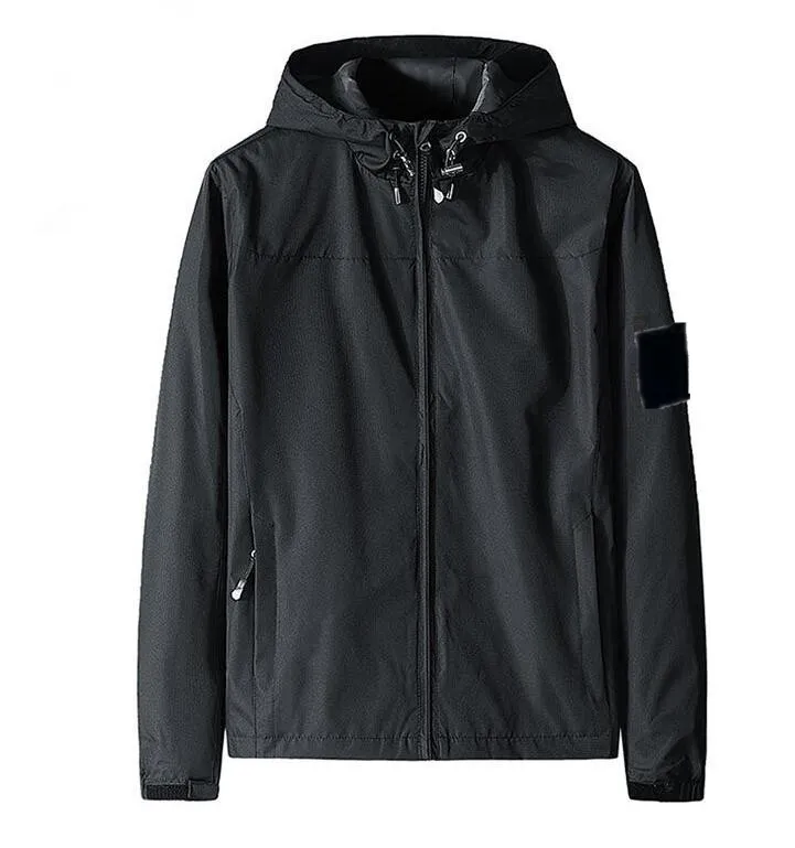 Stone Luxury Mens Spring Autumn Windrunner topstoney Jacket Thin Jacket Mens Sports Windbreaker Coat Couple Dress Women Hooded Hiking Jacket Brand C