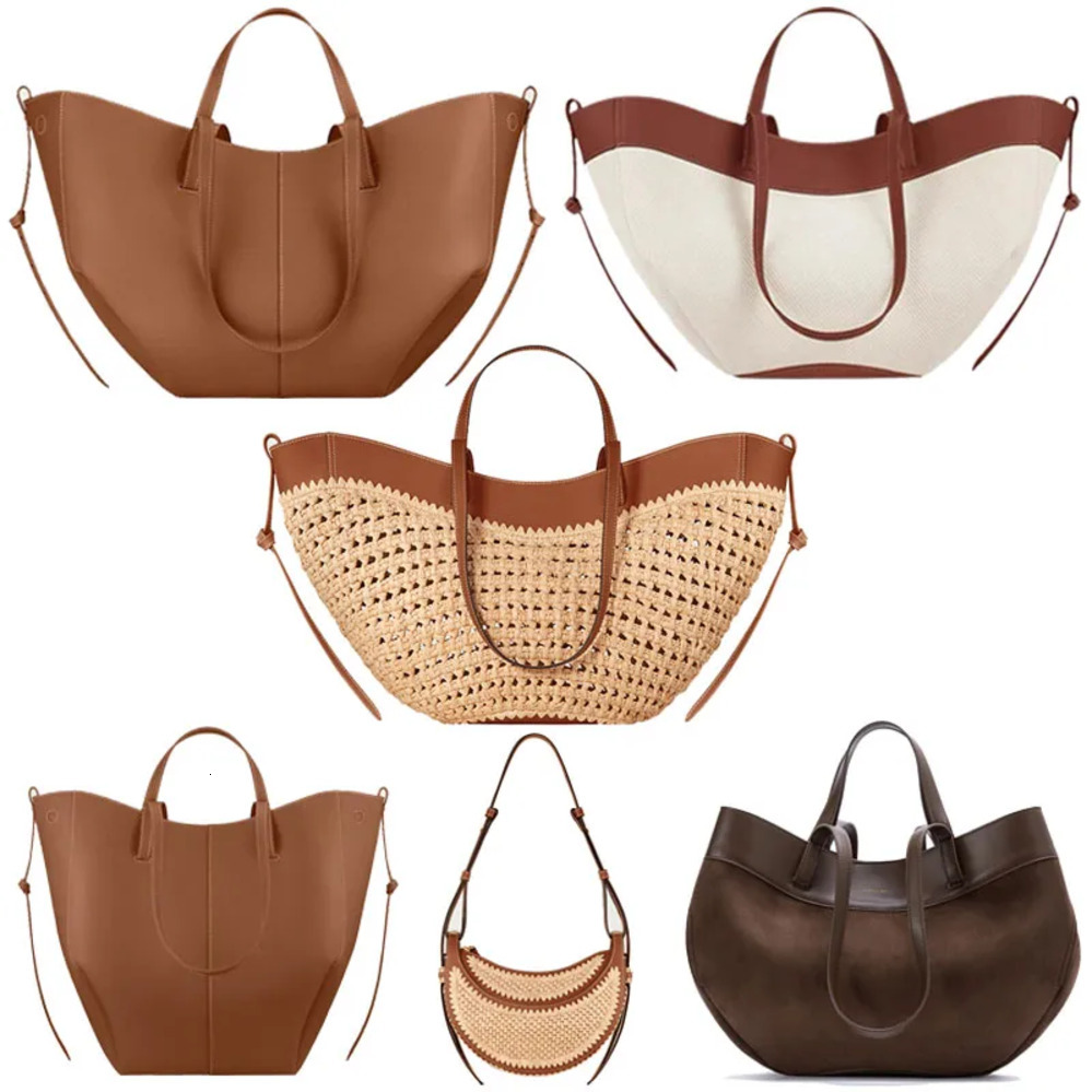 Totes Luxury Designer Cyme Tote Numero Dix Half Moon Paris Saddle Underarm Bag Beri Tonca Full Grain Textured Leather Nano Crossbody Women Bags