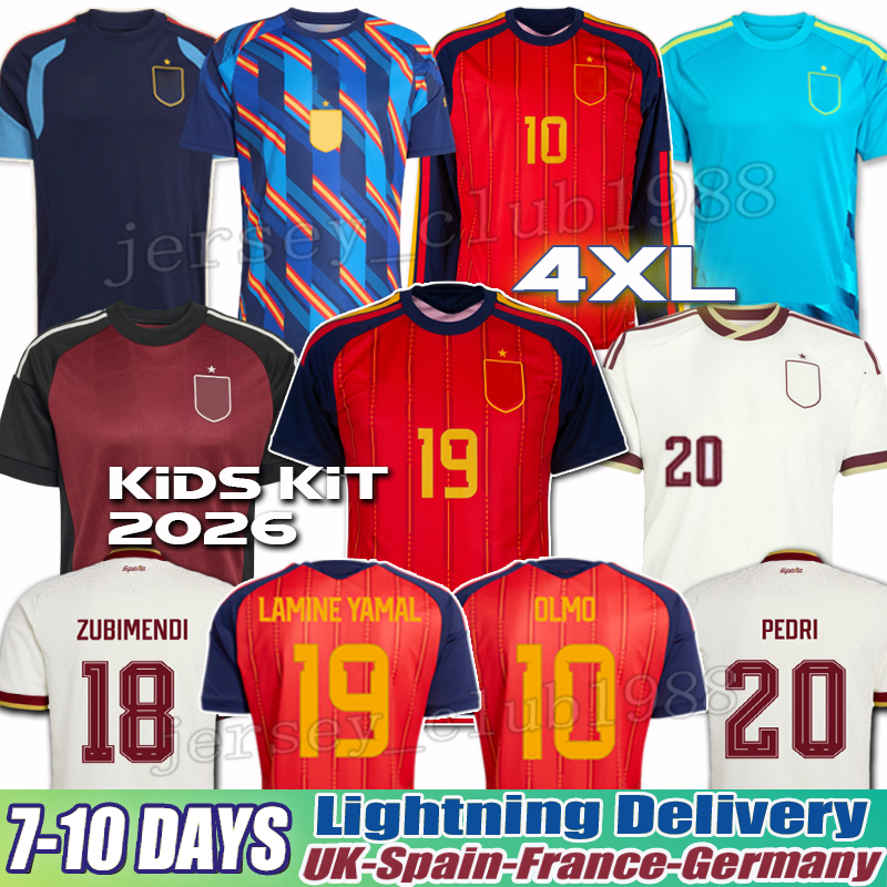 spain world cup 2026 Lamine Yamal espa a futbol mundial Rodri Soccer Jersey Kid Kit Joselu Carvajal Pedri Ferran Olmo Zubimendi espana camiseta a-image-935585543