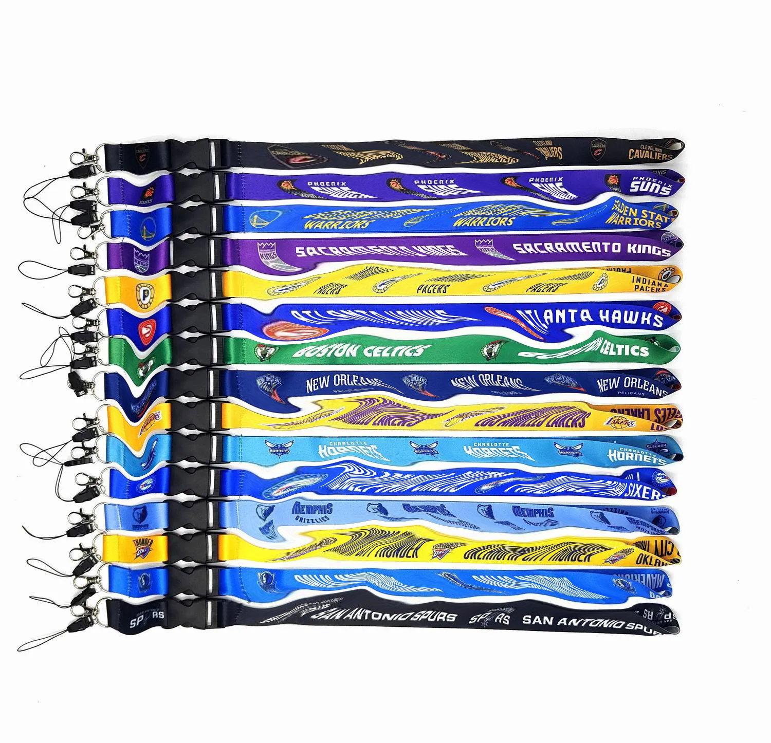 basketball NB Team A club Neck Strap Keychain Clothing designer Man Lanyard Credit Card Holders Keycord Key Holder DIY Hanging Rope Phone Accesso-image-938075049