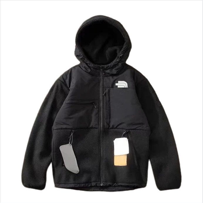 Northe Facelies Jacket Men Designer Coat Polar Fleece Jacket Leisure Thickened Collar Nylon Splicing Outdoor Sport Windbreaker 5B6