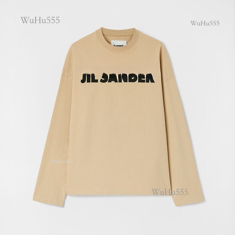 Jil Sanders t Trendy casual lettera stampata uomo donna coppia girocollo pullover a maniche corte moda di lusso classico trend designer T-shirt 31a
