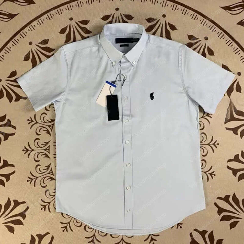 Mens Dress Shirt Designer Button Up Shirt Little Horse Polo Shirt Dress Shirt Linen Shirt Stripes Long Sleeve T Shirt Business Checks Leisure Men Ca