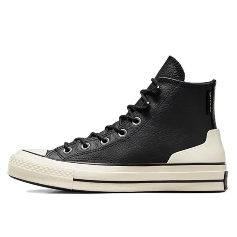 Converse 1970s Retro Lace Up Waterproof Leather High Top Board Shoes Black White Classic Fashion Non Slip Casual Sneakers Unisex Men Women Outdoor W