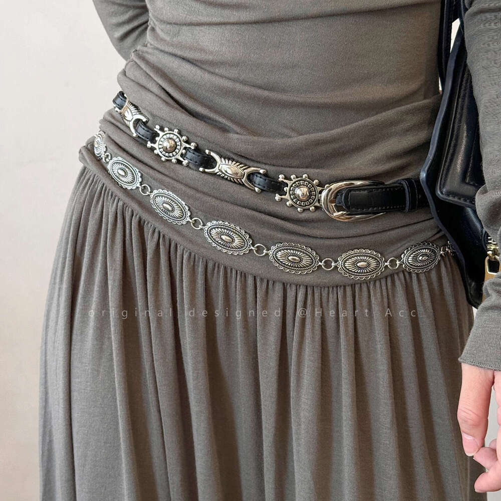 American Retro Waist Chain For Women 89 45 New Design Sense Belt Niche High End Versatile Jeans Accessory Vintage Style Y2k Fashion Personality