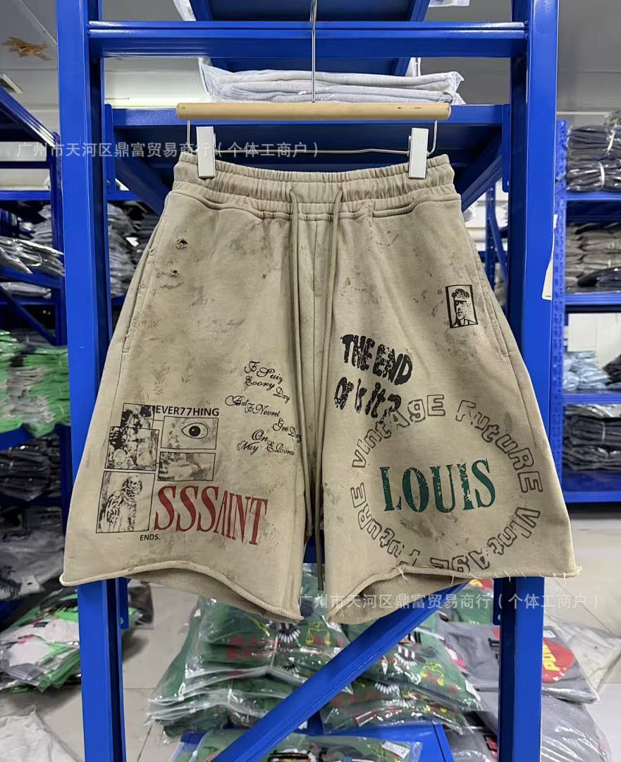 Washed Shorts Jogger Pant Men Short Pants Summer Clothing Hip Hop 2026