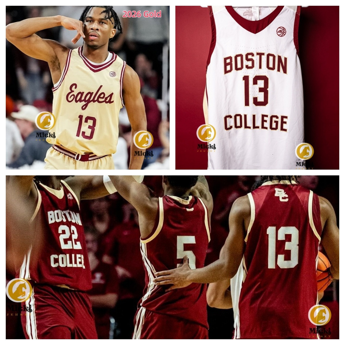 Fred Payne Boston College Eagles Basketball Jersey 21 Jack Eggemeier 23 Aidan Shaw 30 Caleb Steger 33 Boden Kapke 55 Jason Asemota Stitched Boston C