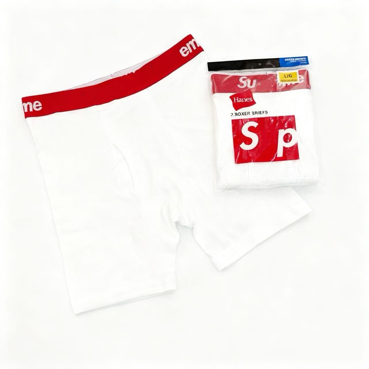 Sup underware 2 items Hot Sale Designer Men Underpants Luxury Brand Letter Printed Cotton Boxers Mens Streetwear Fashion Hip-Hop Style Long Length B