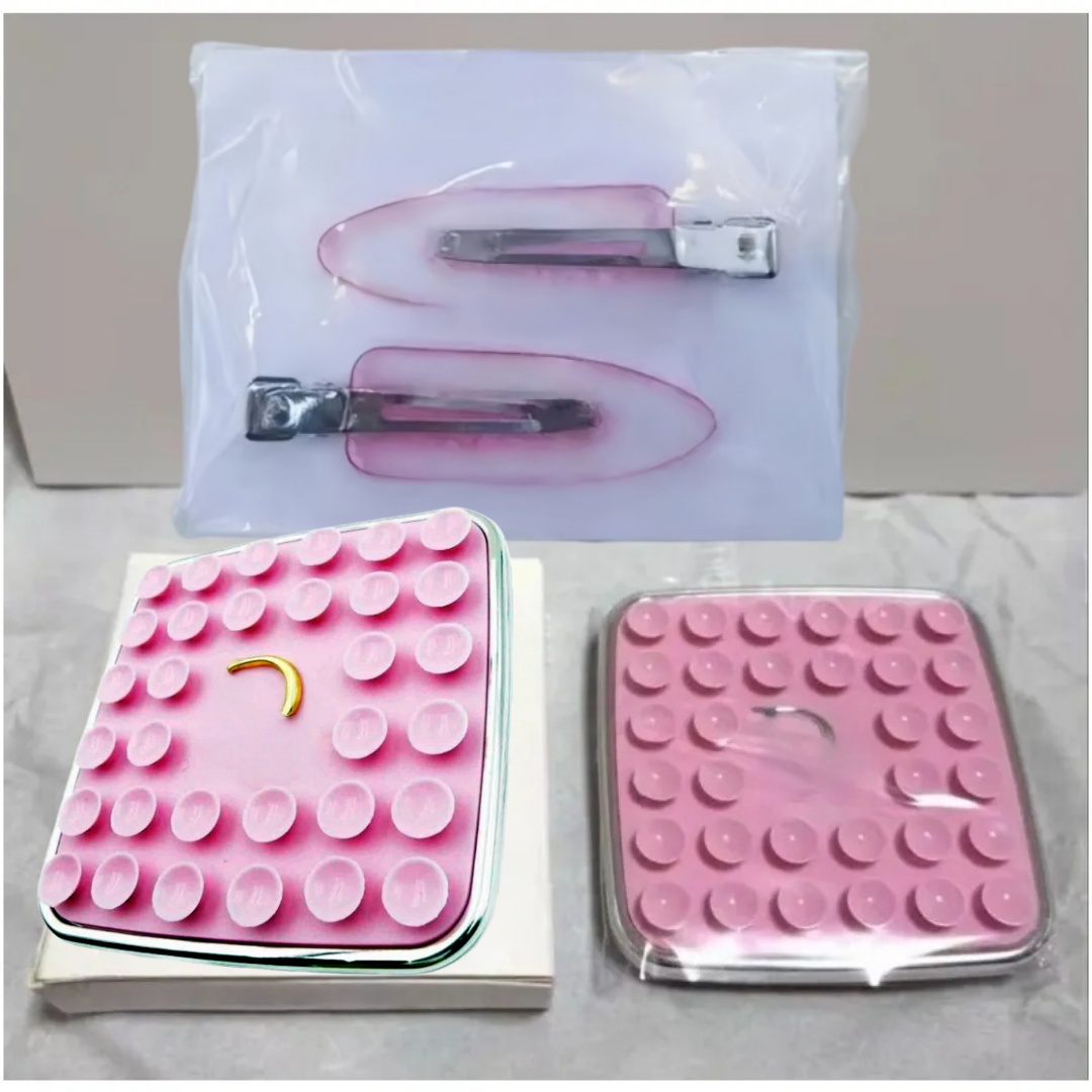 Bandeau de créateur Pinces à cheveux Femmes Polyvalent Classique Luxe Haut de gamme NOUVEAU Support de téléphone à ventouse étoile partie métalli