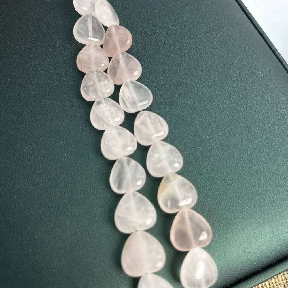 14mm Natural Stone Crystal Semi-finished Rose Quartz Beads for Jewelry Making Supplies DIY Women Necklace Bracelet Accessories 01e7f