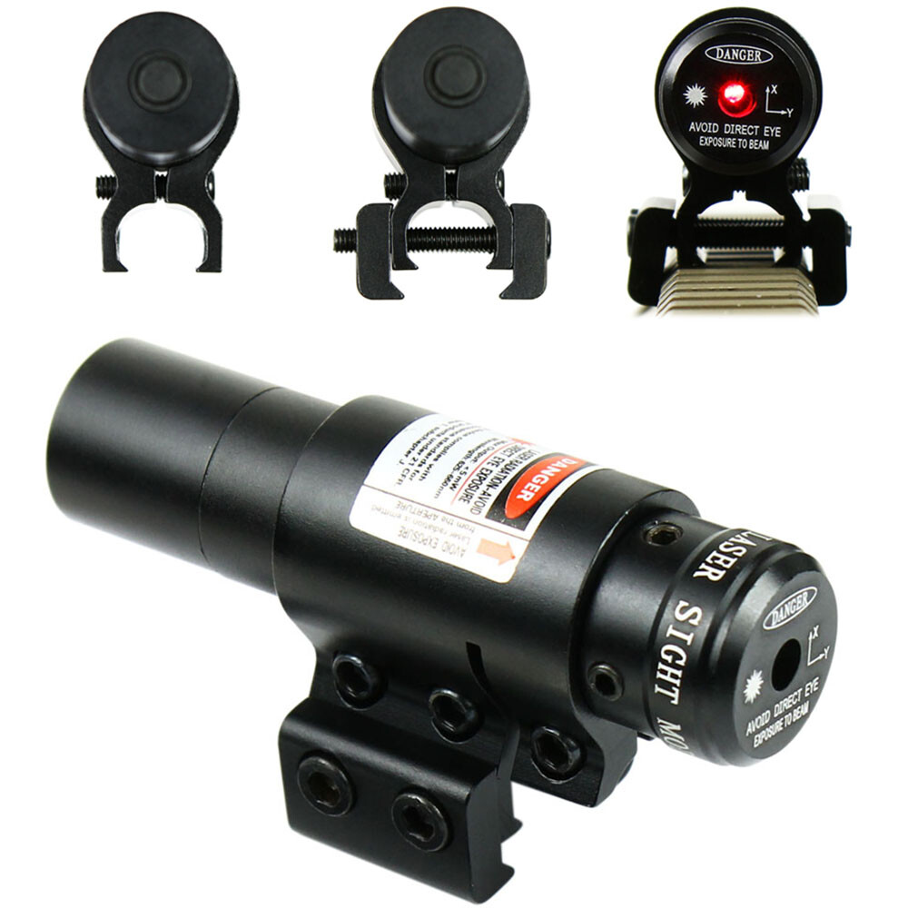 Compact Red Green Laser Dot Sight with Switch and Mounts for 20mm-11mm Rails-image-1106599849