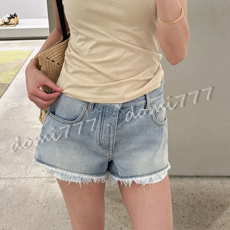 Premium Fashion Women's Denim Shorts Beach Hot Pants Summer Shorts-image-875521324