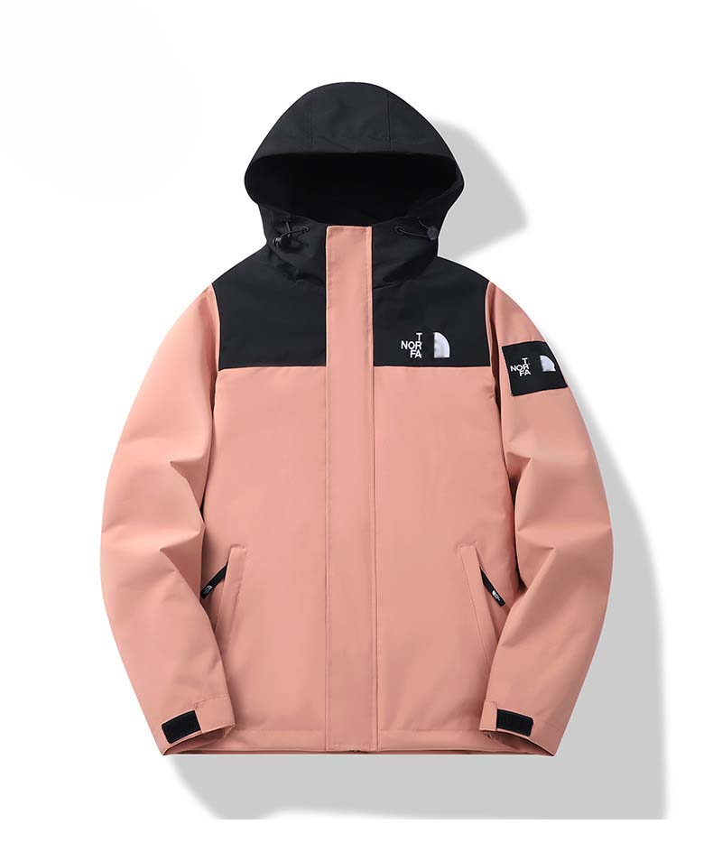 Women's Jackets Autumn Winter Cardigan Hooded Jacket Solid Color Men's Outdoor Single Layer Jacket Embroidered High Elastic Waterproof