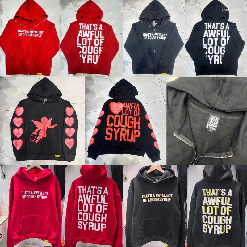 Men's Hoodies High Street Hoodie Unisex Casual Loose Letter Printed Fleece Hooded Sweatshirt