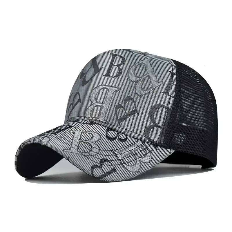 Fashion Designer Mesh Breathable Ponytail Rebound Hat Outdoor Casual Sun Protection Shade Branded Baseball Cap