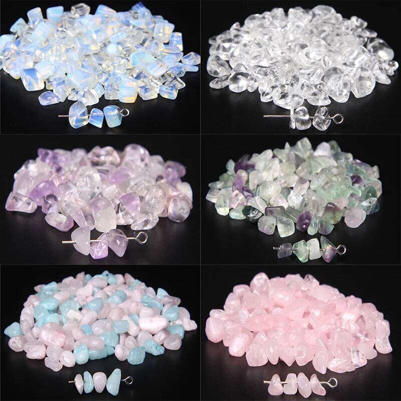 Natural Gem Irregular Rose Quartzs Chip Stone For Jewelry Making 5-8mm Freeform Beads DIY Bracelet Necklace 15.5" Strand 30ab7