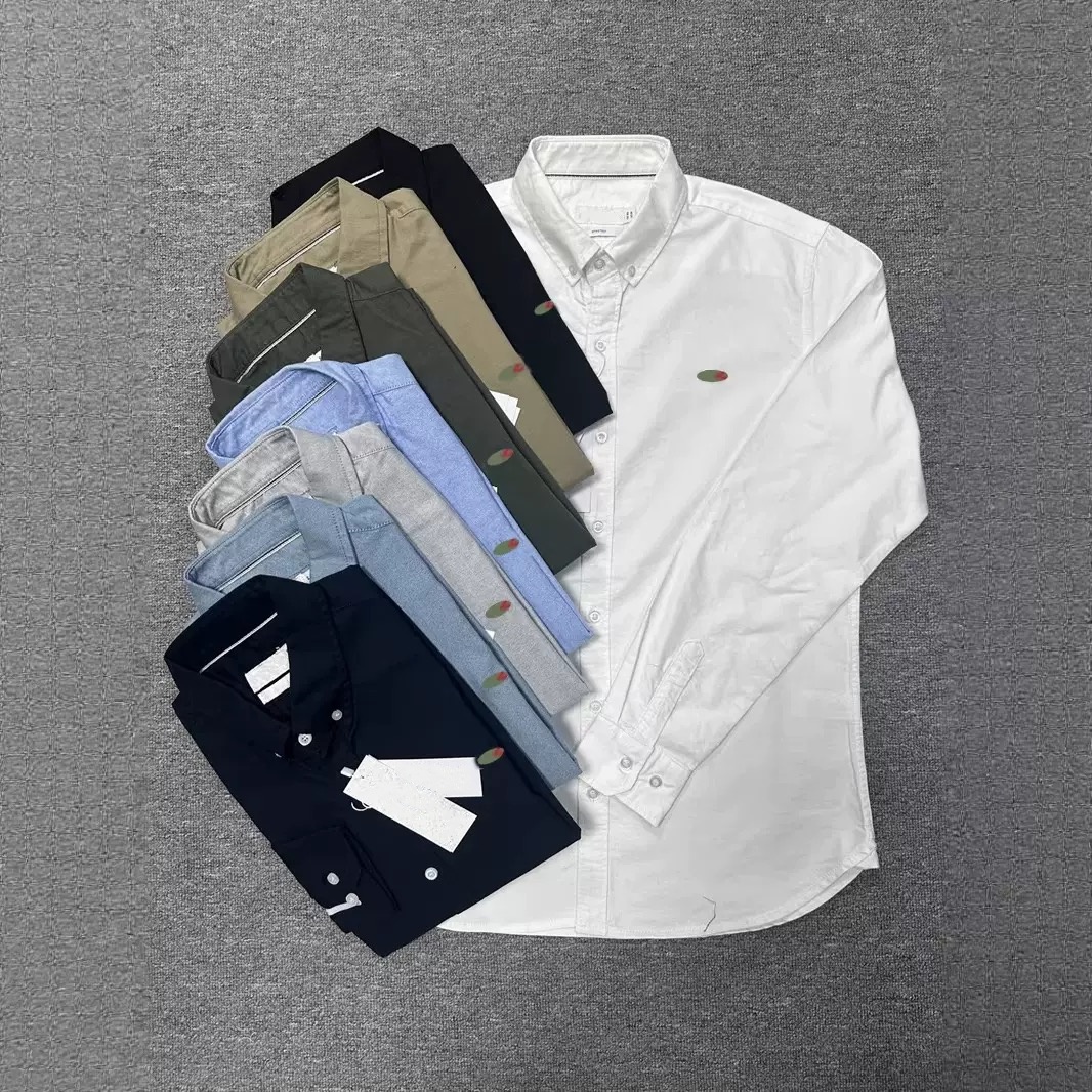 Noble Crocodile Men's mens shirts designer dress shirt men linen shirt men Cotton shirt Autumn Spring Long Sleeved Button Up Business Leisure O