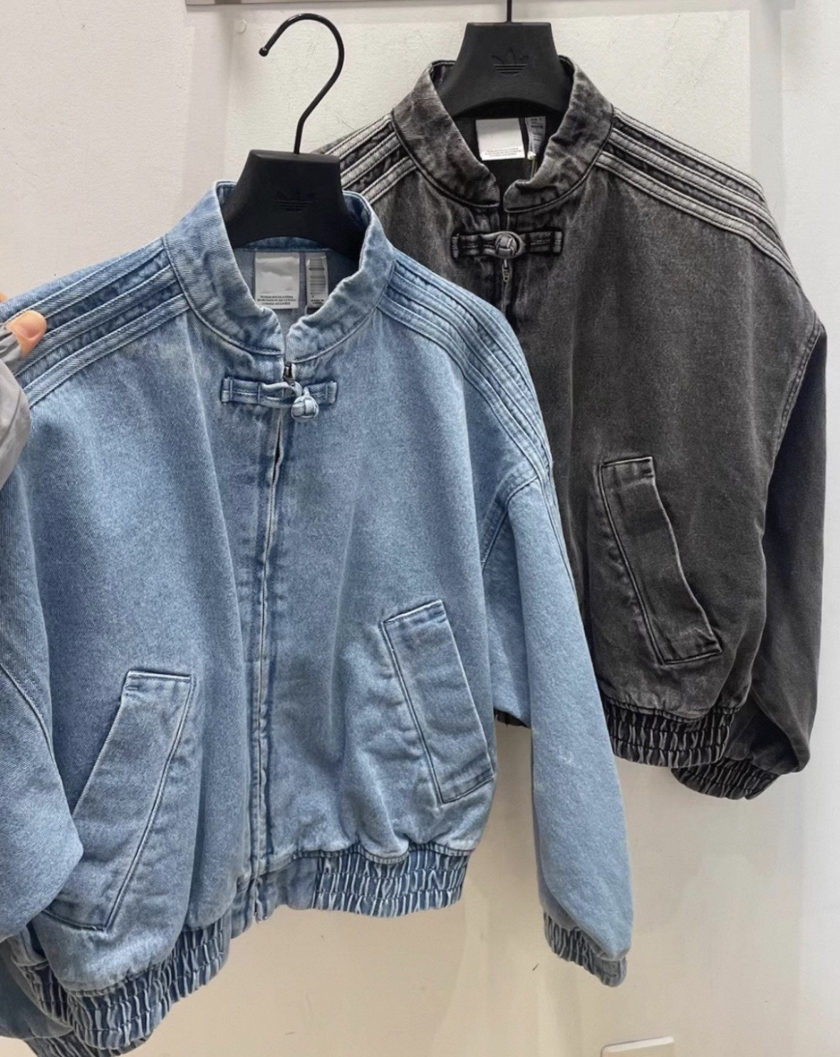 New Chinese style denim jacket womens retro style denim baseball jersey vintage jackets designer coats Women Stand Neck Tracksuit Outerwear Sportswe