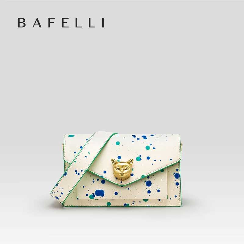 BAFELLI 2026 WOMENS BAG FAshIon TREND LEATHER FLAP CROSSBODY PURSE CAT SUMMER STYLE ORIGINAL DESIGNER HANDBAGST260519