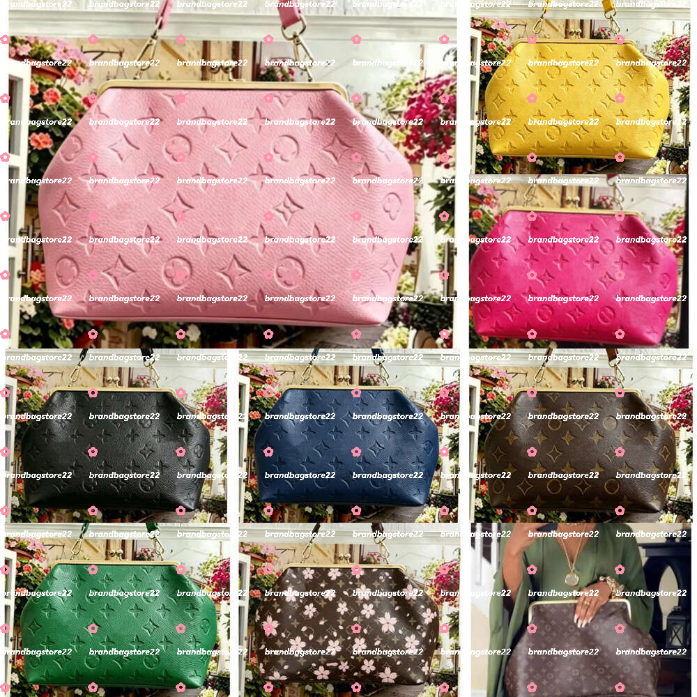 Angel Kiss Fashion Large Kiss Lock Clip 10A Designer Luxury Crescent Moon Crossbody Underarm Simple Versatile Handbag Vuittontote Commute Purse