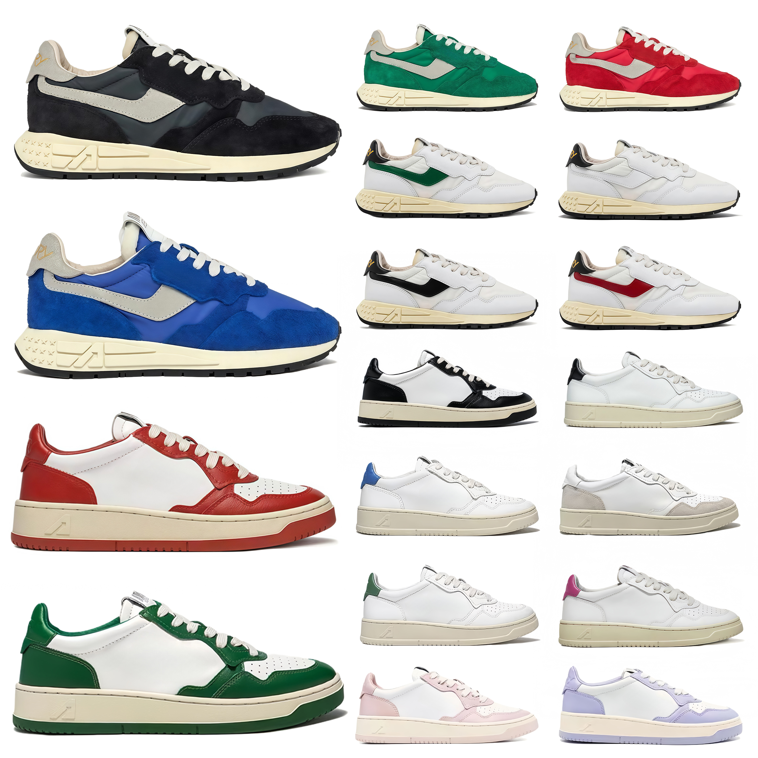 Designer Medalist Action Retro Running Shoes Mens Womens Leather Suede Platform Sneakers Panda Pink Black Golden White Casual Outdoor Sports Trainer