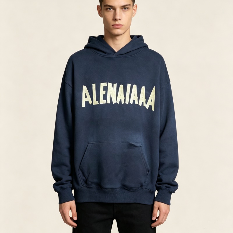 Designer Hoodies Men Women Vintage Letter Print High Street Oversized Sweatshirt Casual Daily Commute Versatile Pullover Tops S-XL ga1226