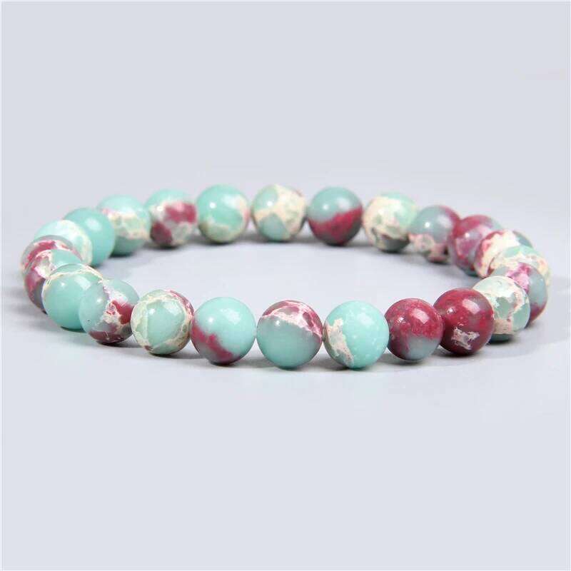 8mm Natural Stone For Women Men Quartz Beads Bracelet Round Agate Crystal Beaded Strench Bracelets Jewelry Gift f7c28