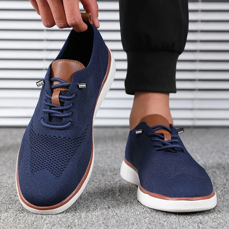 Mens Lightweight Knitted Shoes Comfortable All Day Long Have Excellent Fit Walking Suitable for Daily Wear Hiking 260519banjia