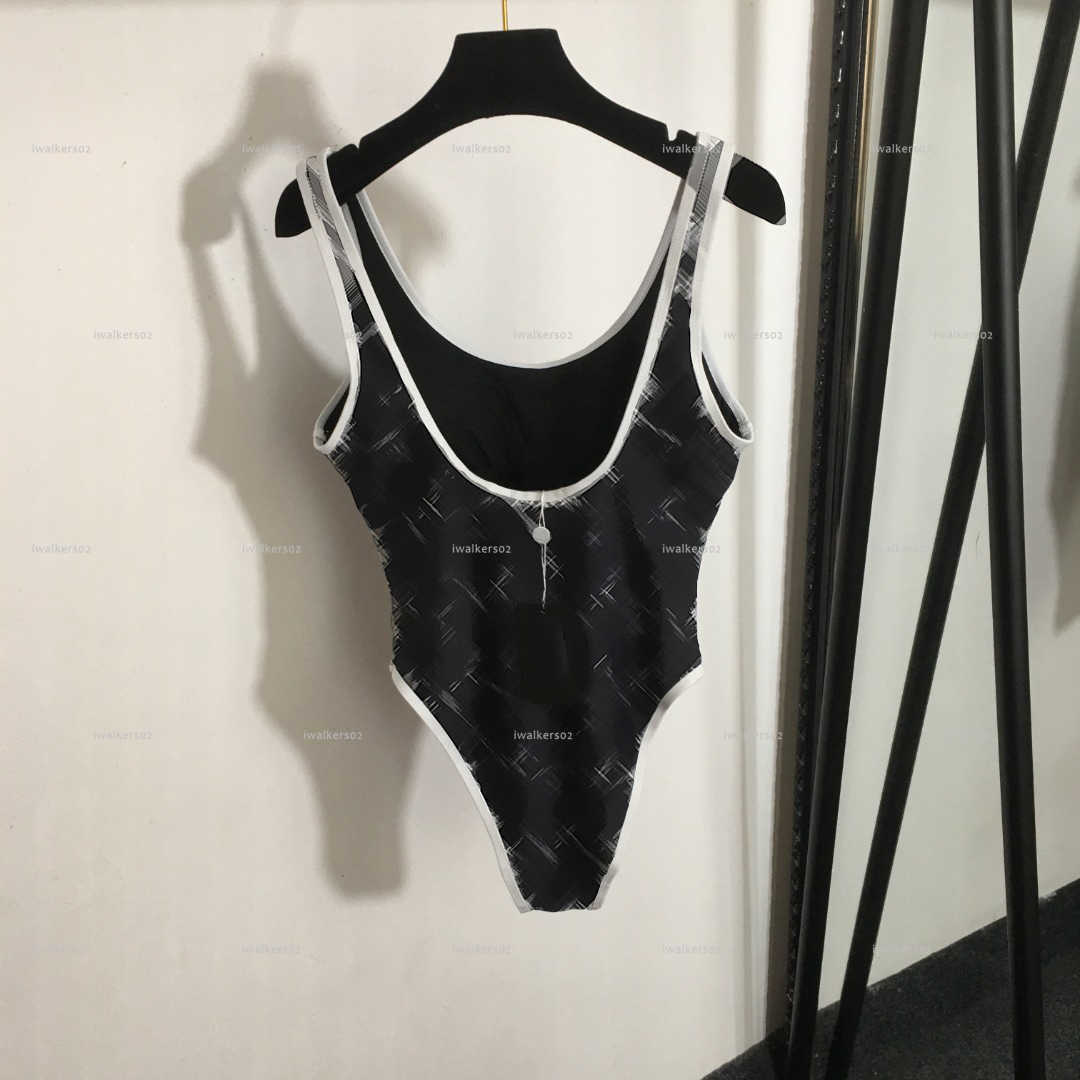 Classics conjoined women swimsuit summer lady bikini women designer clothes logo embroidery suspender swimwear A628X13N240-image-1106683952