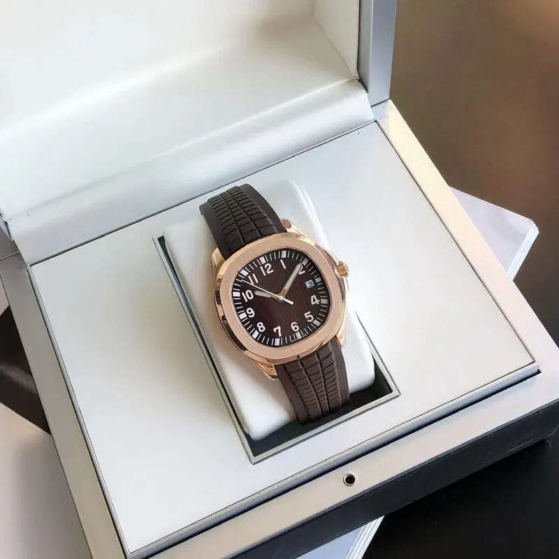 mens designer automatic watch movement Size 40 mm rubber strap montre Sapphire crystal glass fashion watches aaa
