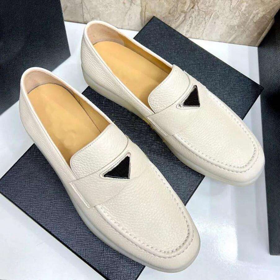 loafer woman designer flat slip on leather moccasin round toe luxury comfortable white work office city street vintage retro modern fashion casual s