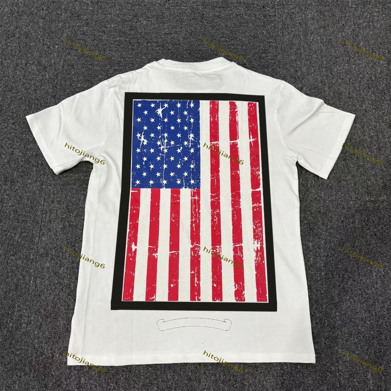 T-shirt Macaron Men's European and American style coarse needle hollow knitted sweater with striped contrasting color casual polo shirt tempera